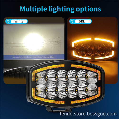 High Brightness Luxury 10 Inch ORV SUV LED Spotlight Fog Lamp